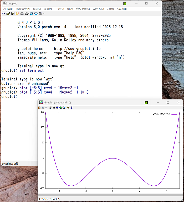 gnuplot 6.0.4